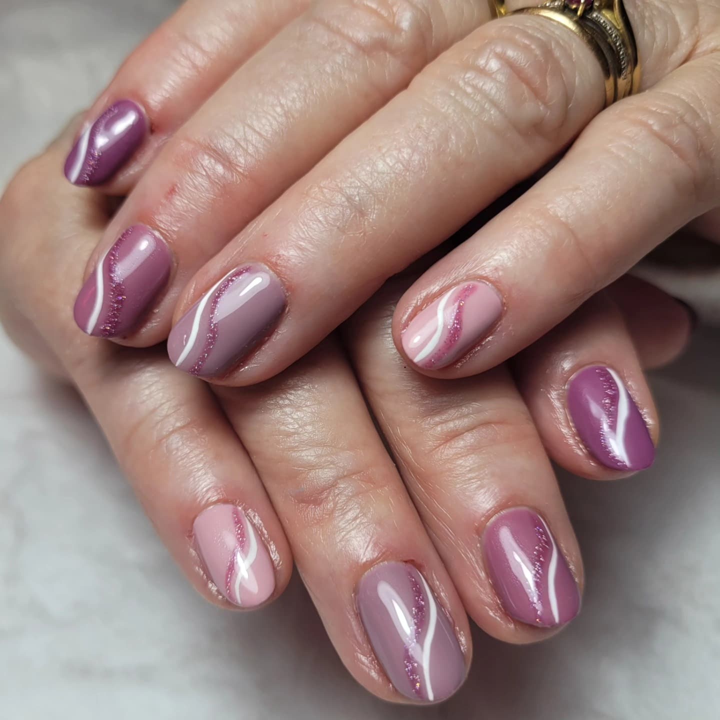 Semi permanent sur ongles naturels + Nail art