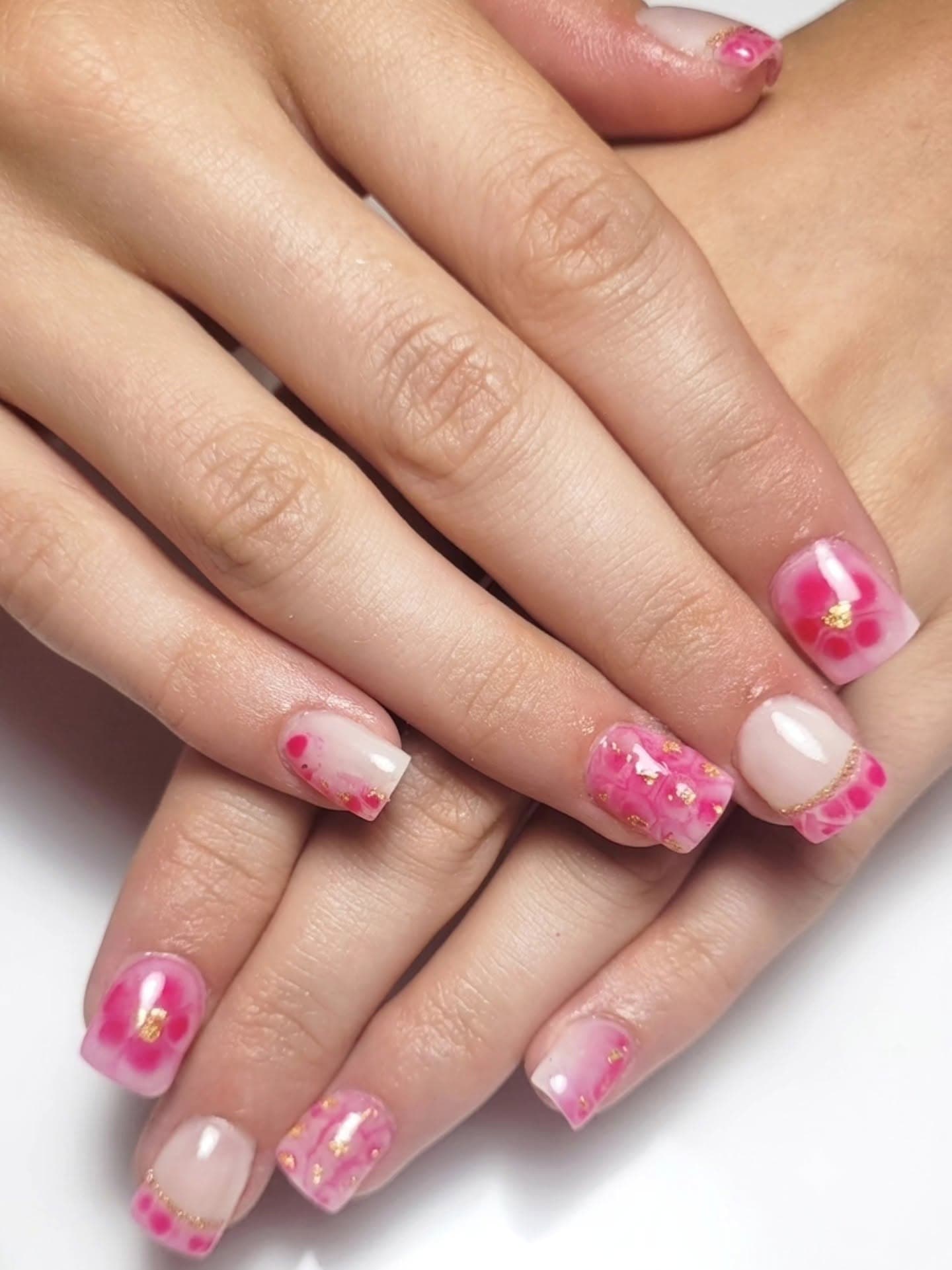 Pose Américaine (GelX) - Nail art